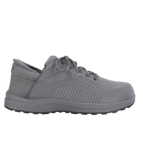 Grey Mesh Comfort Walking Sneakers