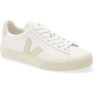 White Minimalist Low-Top Sneakers