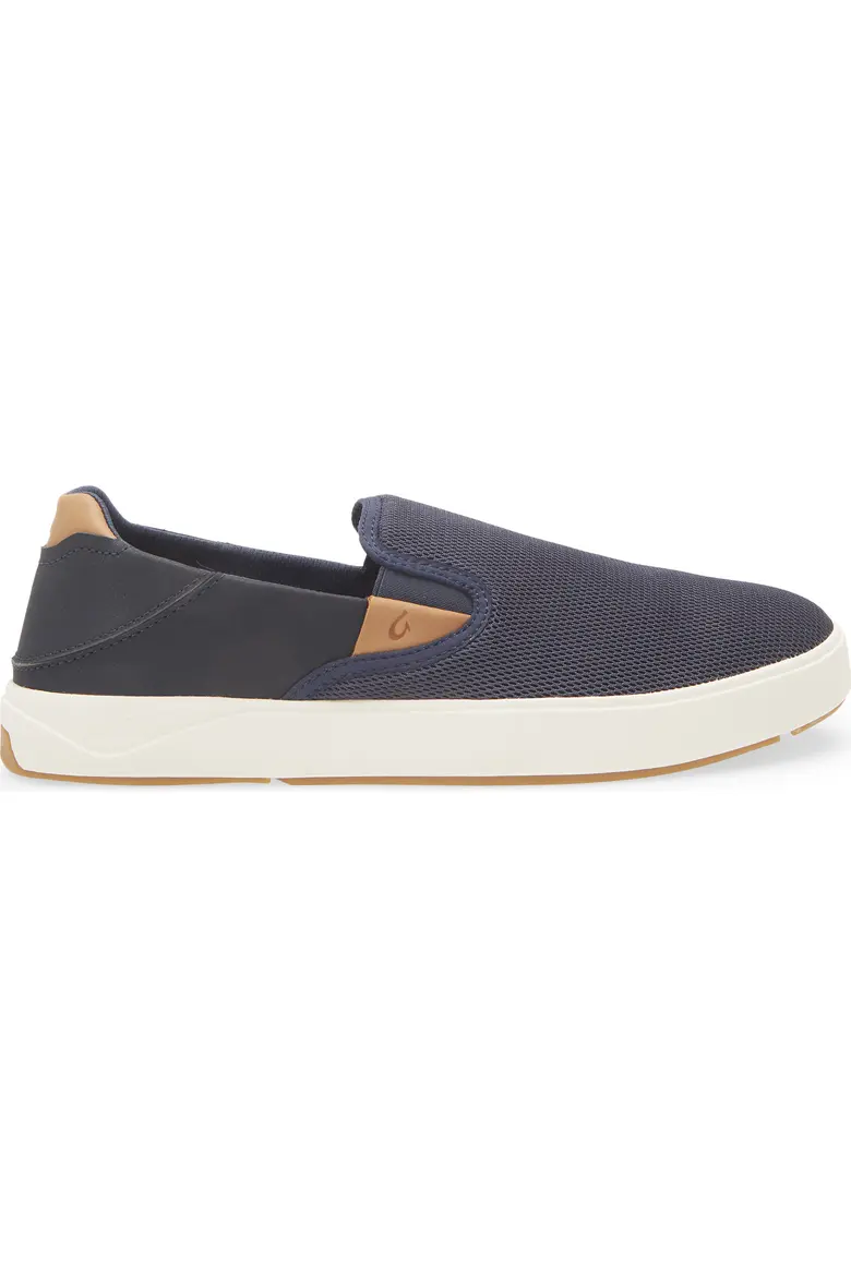 Navy Blue Slip-On Mesh Sneaker