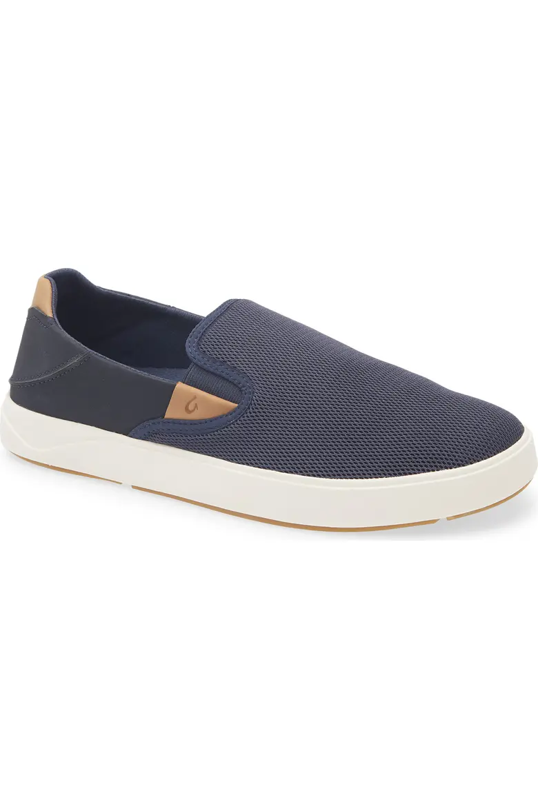 Navy Blue Slip-On Mesh Sneaker - Image 2